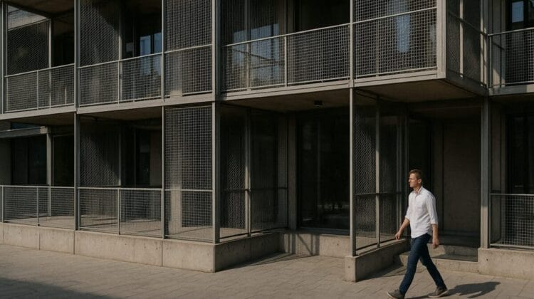 Este plasa de sârmă utilizată în arhitectura modernă